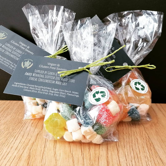 Plastic free party favours - Vegan and Gluten Free Sweets